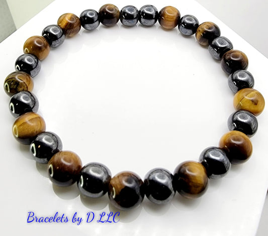 Tiger Eye with Gunmetal